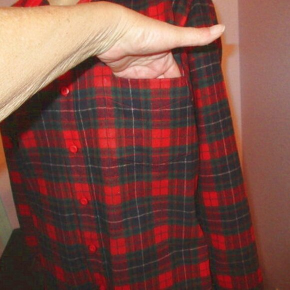 Vtg Pendleton Wool Shirt Mens Size M Tartan Button Up Western Cowboy USA Made - Picture 3 of 11